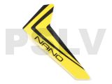  BLH3320  	 Blade Yellow Vertical Fin w/Decal 
